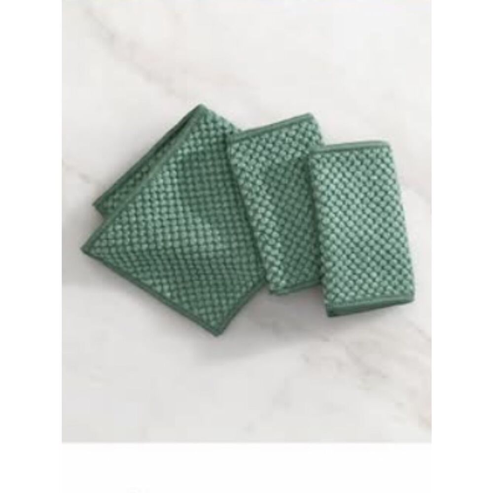 Norwex Counter Cloths in Forest Set of 3 NWT